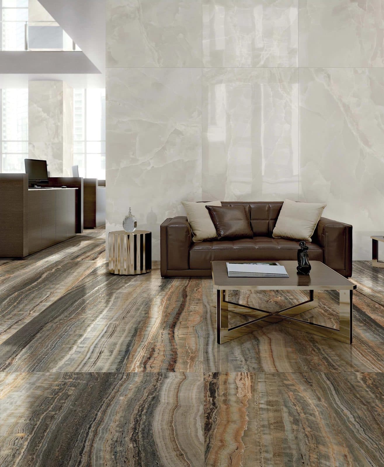Eccentric Luxe Caramel by Florim, tiles