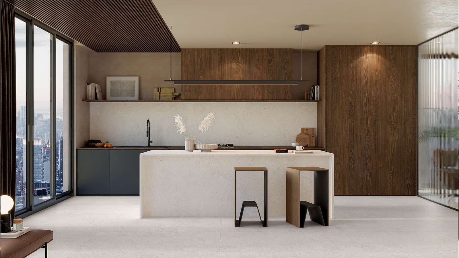 Masai Blanco Plus by Inalco, tiles