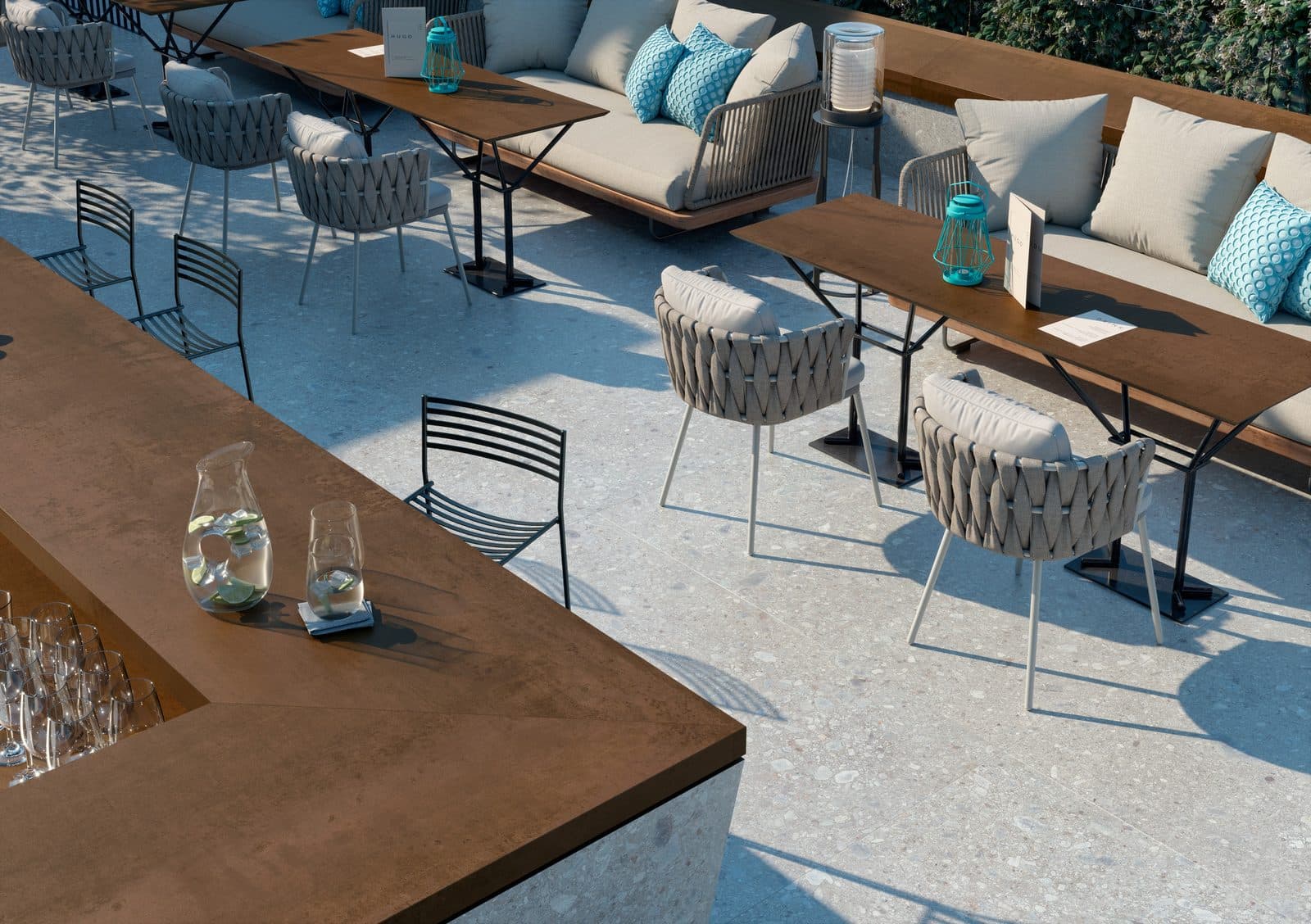 The Top Metal Corten by Marazzi, installation view 2