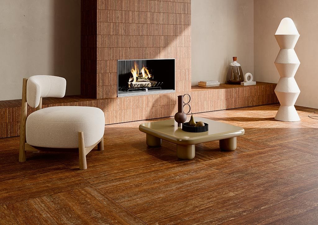 Senzatempo Rosso Persia by Ceramica Fioranese, tiles