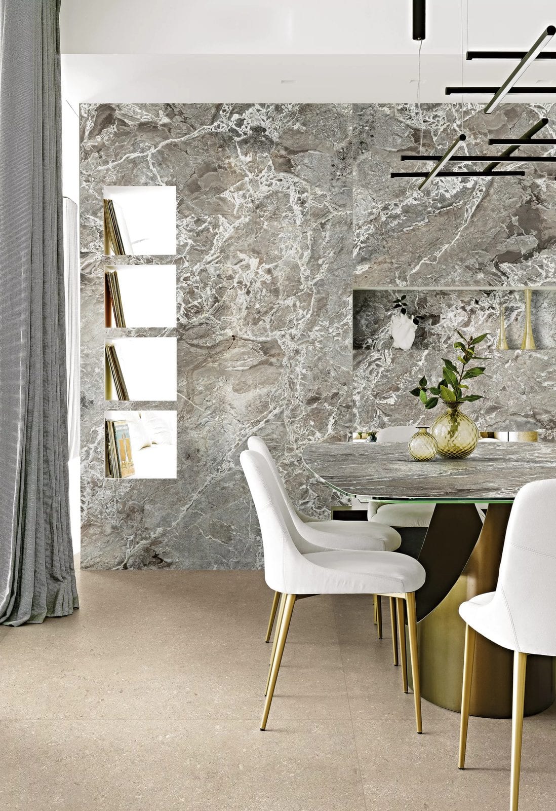 Authentic Luxe Marble Aubisque by Florim, tiles