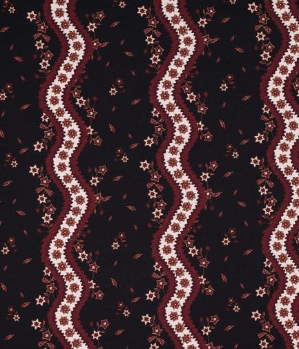 Swirls, tissu d'ameublement jacquard broderie français, Thévenon