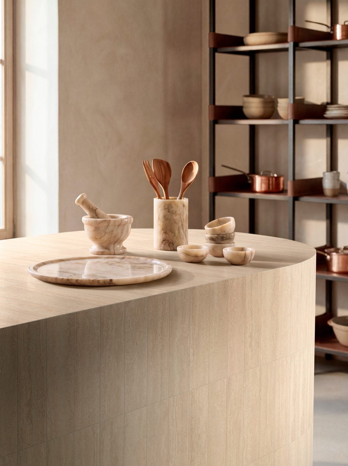 Mystone Travertino Silver, ambiance