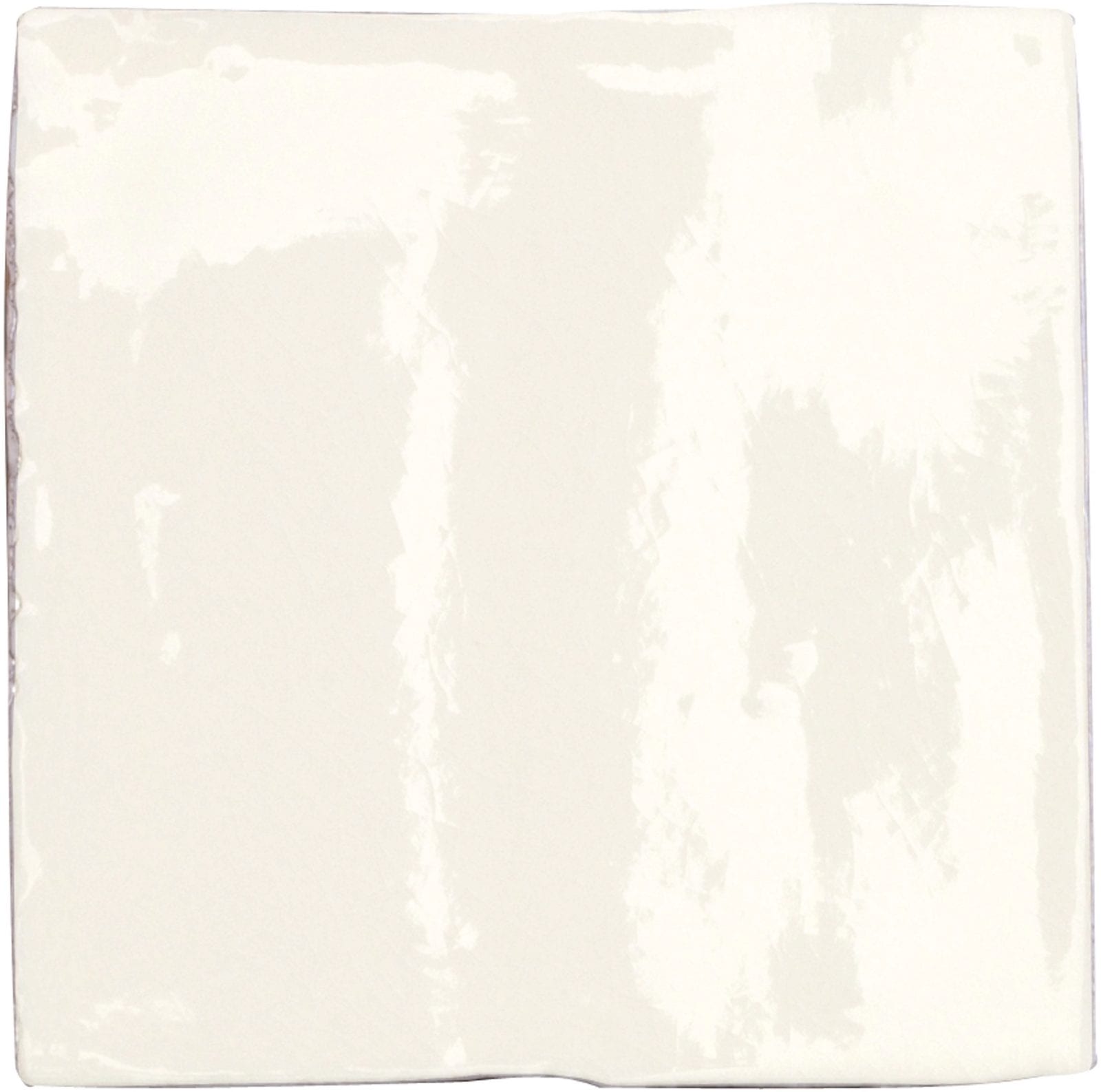 Antic 13×13 Craquelé White, faïence émaillée craquelée fait main, Cevica, collection Antic