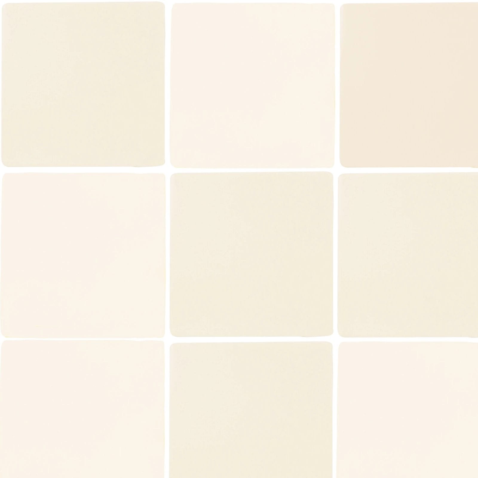 Antic Mate 13×13 Cream Mix, faïence artisanale mate espagnole, Cevica, collection Antic Mate