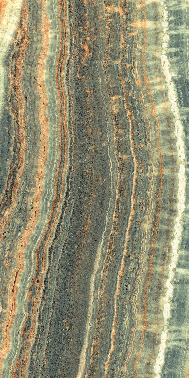 Eccentric Luxe Mint, échantillon grès cérame effet marbre grand format, Florim