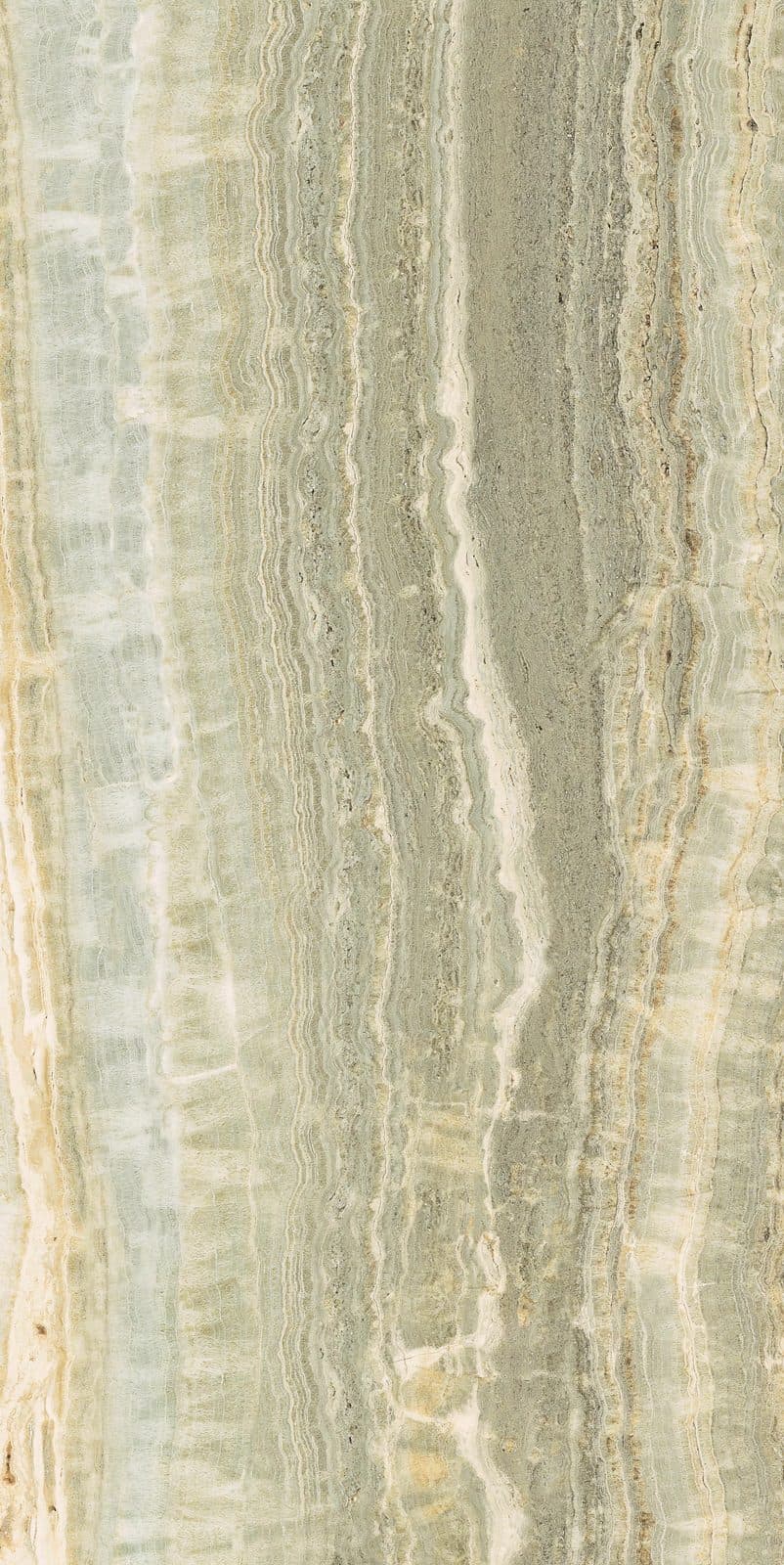 Eccentric Luxe Sage by Florim, close-up of the surface