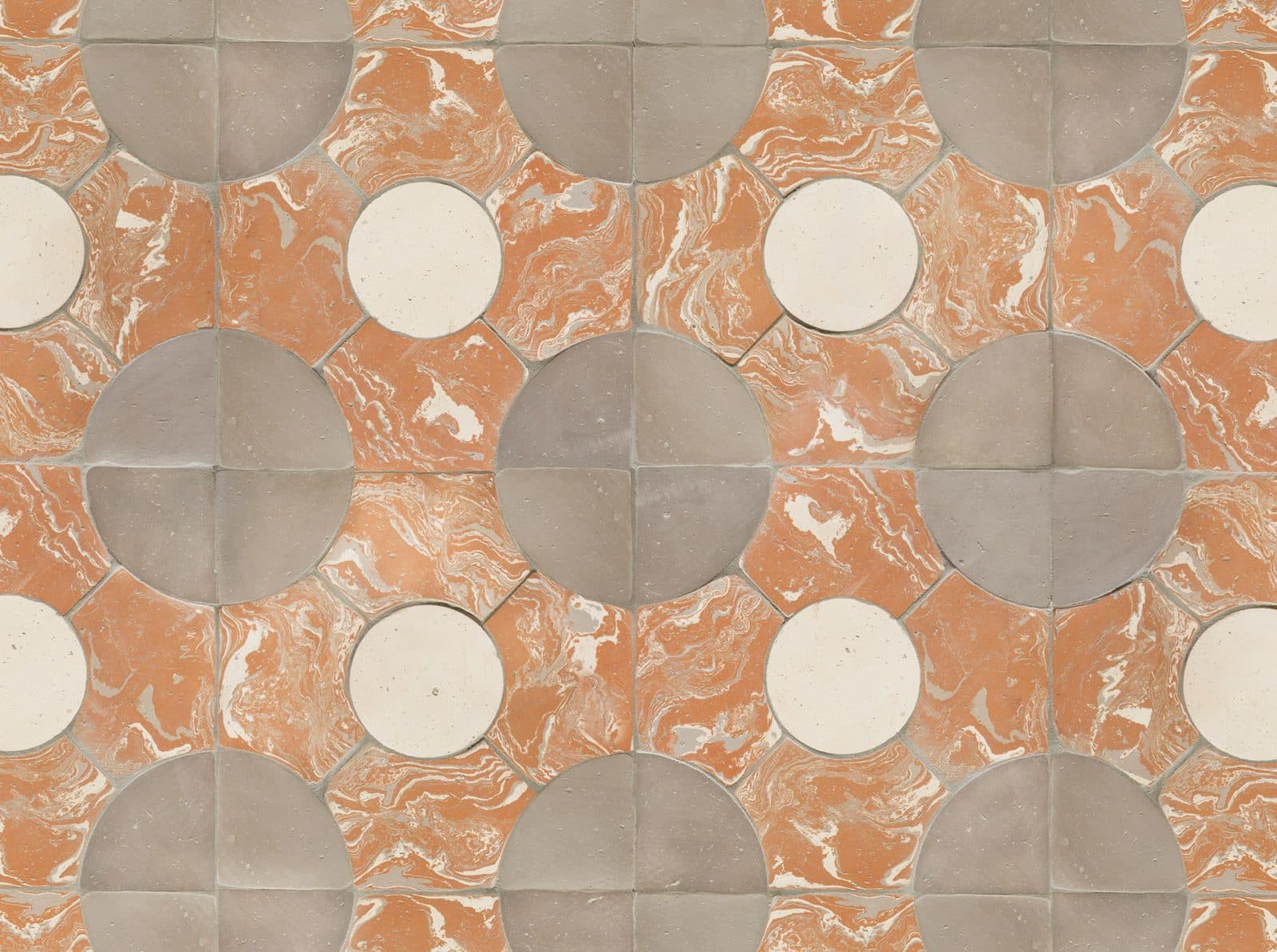 Boboli, pavement terre cuite artisanal cotto variegato, Fornace Brioni, Giardino all'italiana