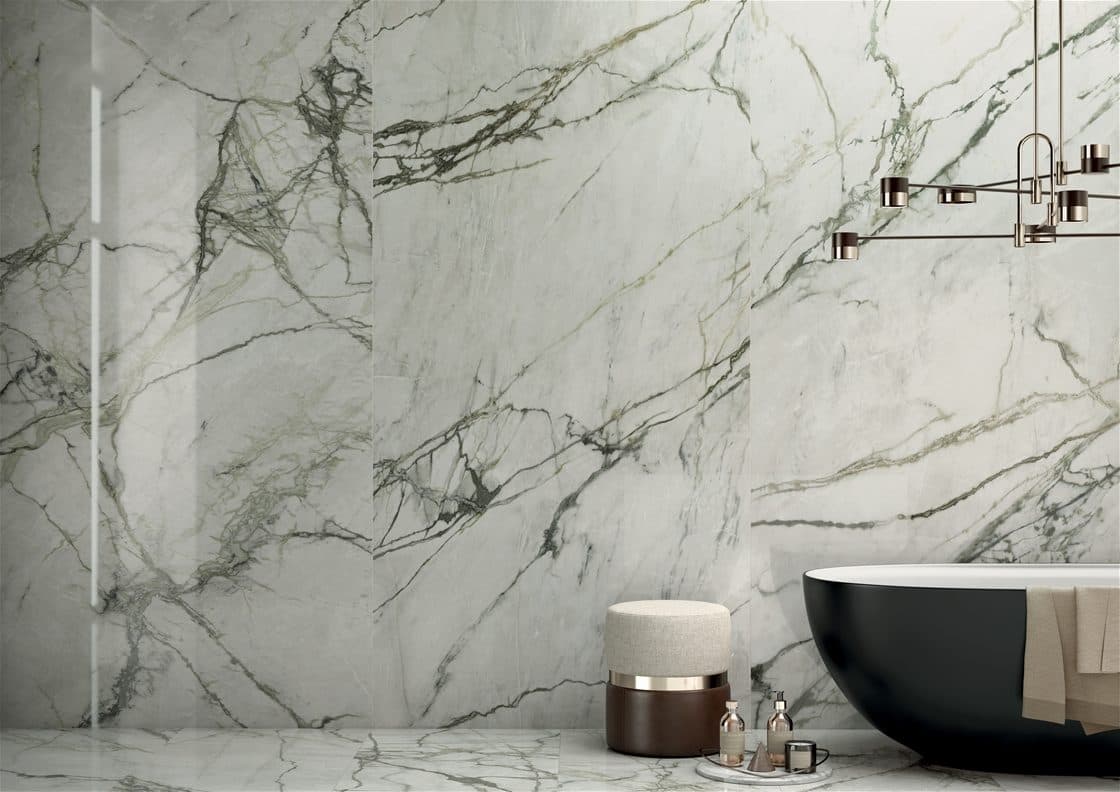 Calacatta Emerald by Lea Ceramiche, installation view 1