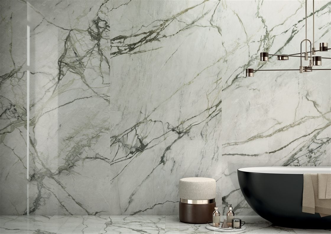 Calacatta Emerald by Lea Ceramiche, installation view 1
