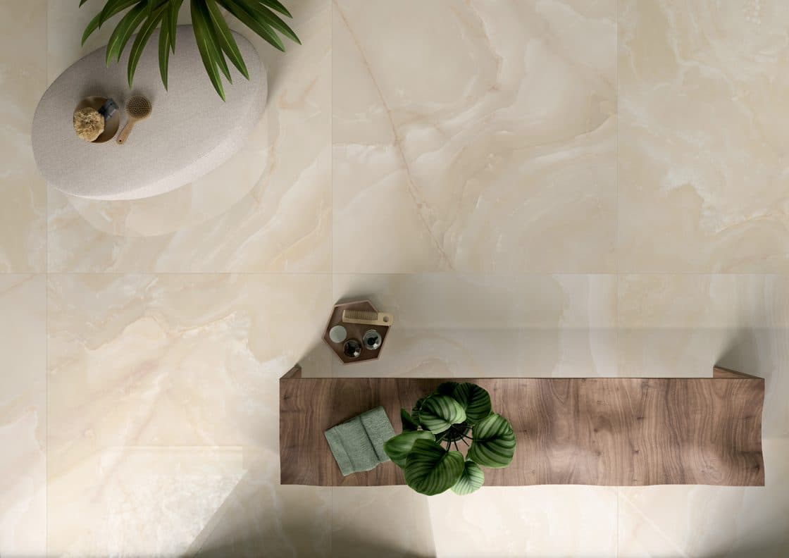 Onyx Oyster, salle de bain détail