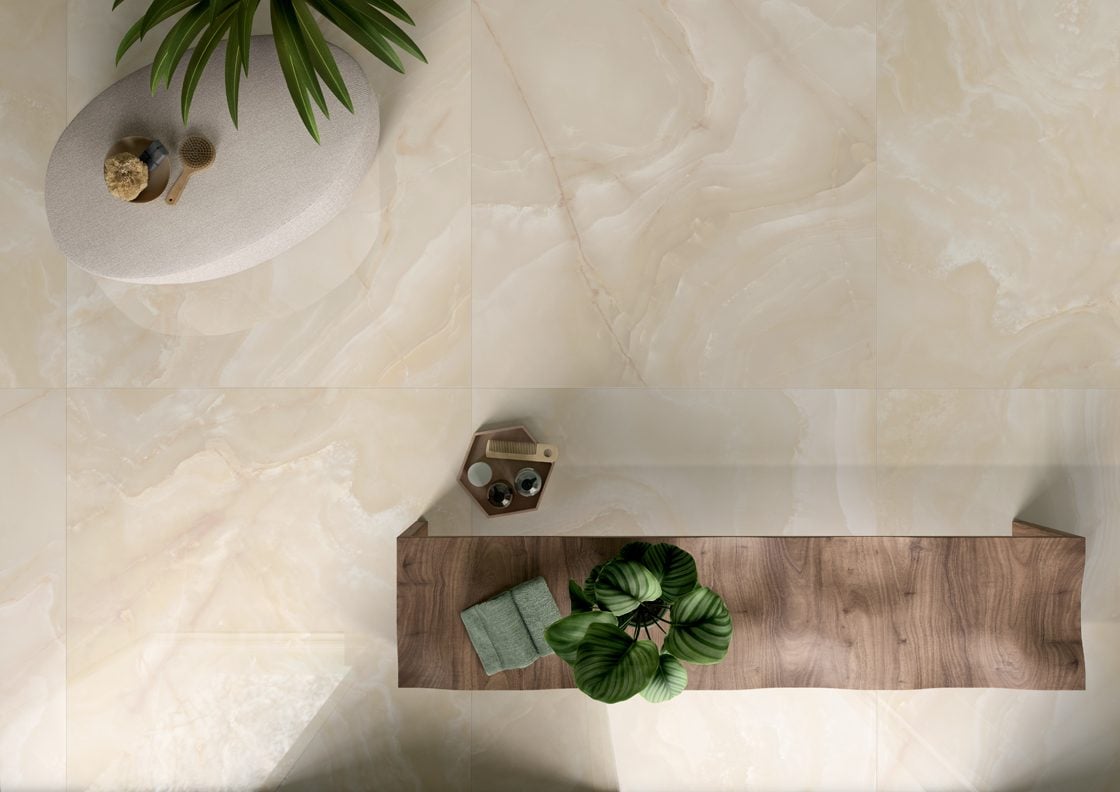 Onyx Oyster, salle de bain détail