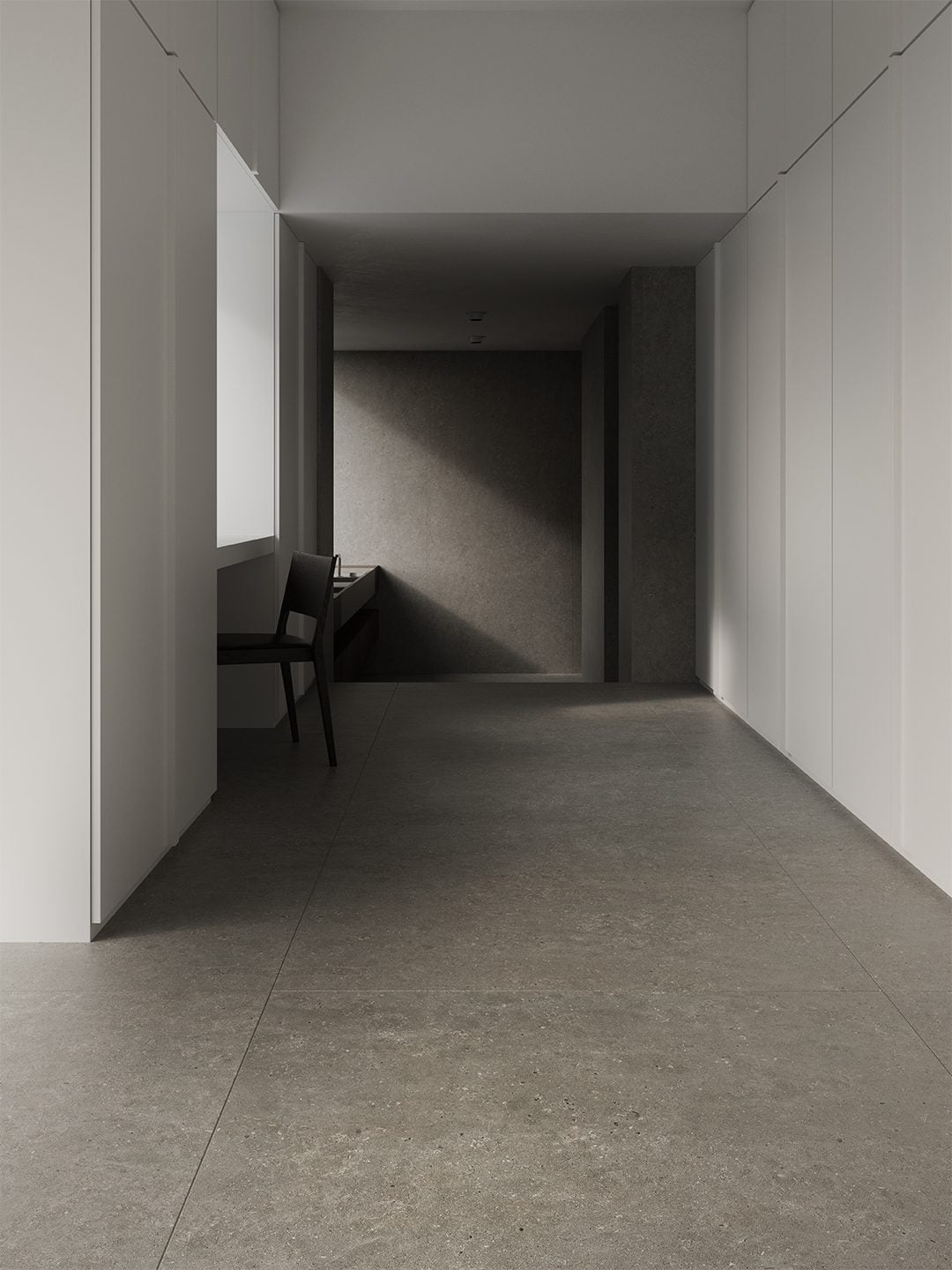 Beren Dark Grey by Living Ceramics, installation view 1