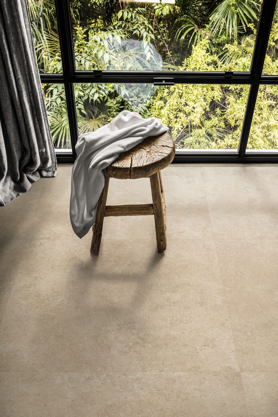 Mystone Limestone Sand by Marazzi, installation view 1