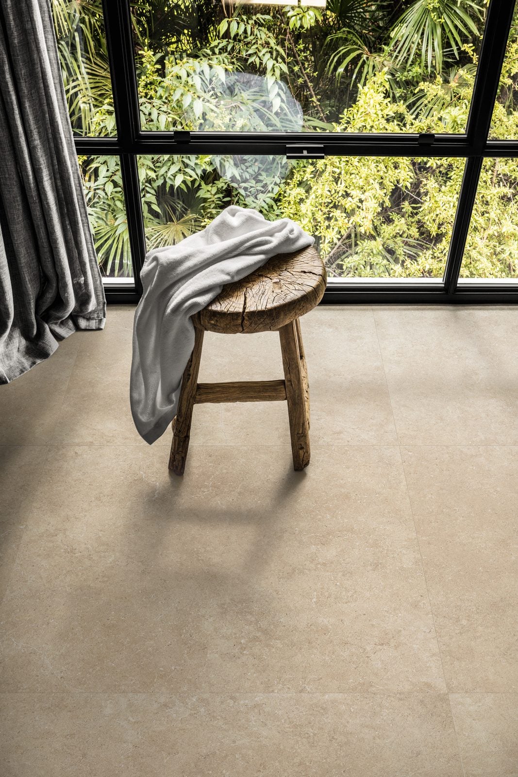 Mystone Limestone Sand by Marazzi, installation view 1