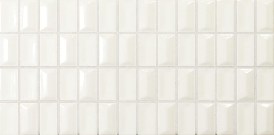 3D Bars Diamond Quartz, faïence géométrique espagnole brillante, Wow Design, collection 3D Bars