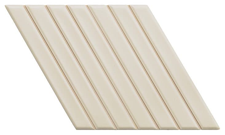 Spike Bars A Talc, faïence géométrique espagnole brillante, Wow Design, collection Spike Bars