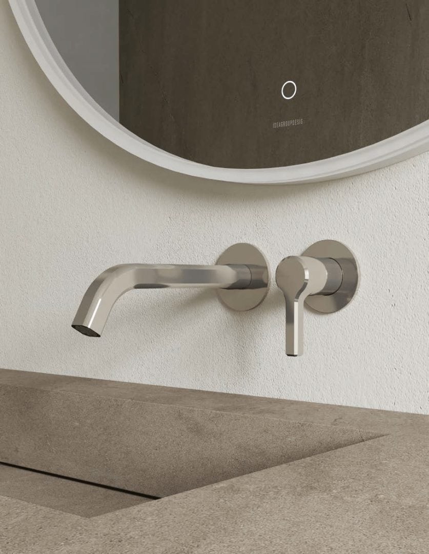 Aurelia, robinetterie italienne design en laiton chromé mitigeur, TREEMME, vue 3