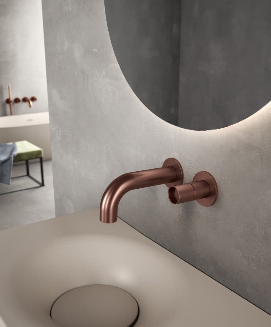 Watertube, robinetterie italienne design en laiton chromé mitigeur, TREEMME, vue 2
