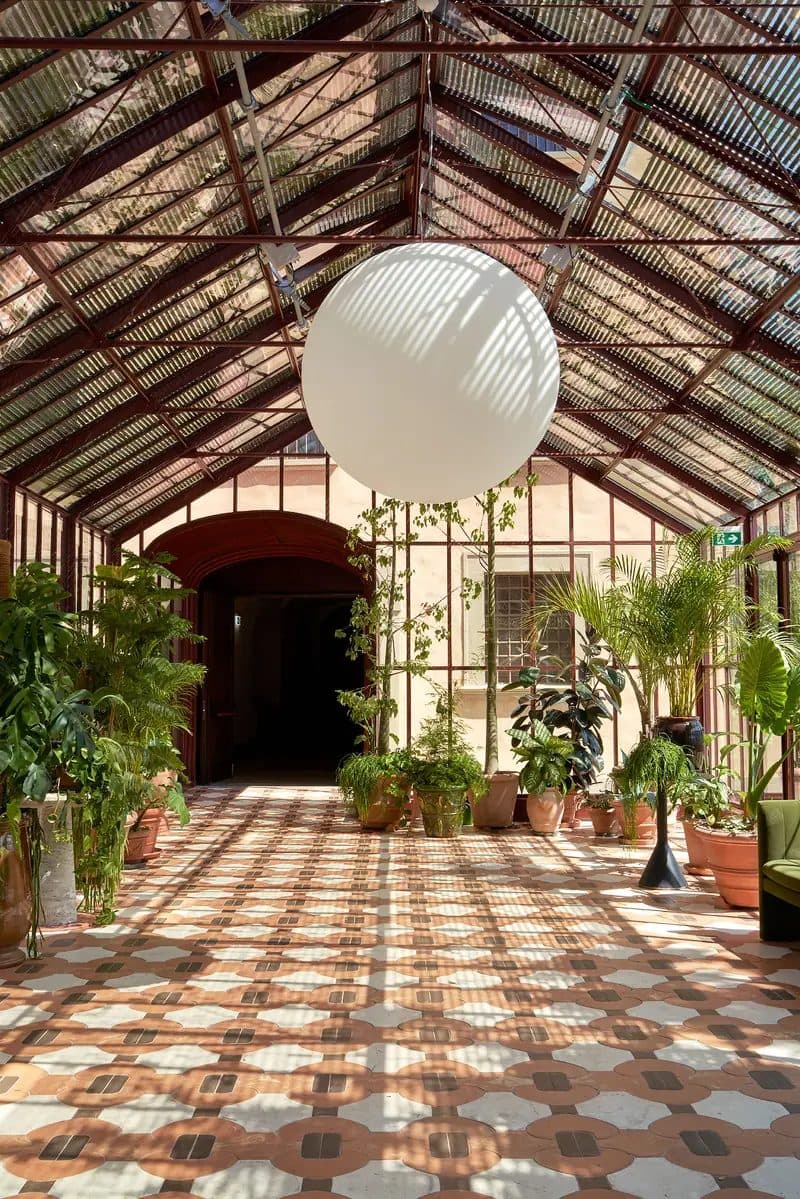 Il Borgo di Vignamaggio, détail pavement Capriccio en T Fornace Brioni, hospitality Chianti